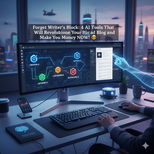 Forget Writer's Block: 4 AI Tools That Will Revolutionize Your Blog and Make You Money NOW! | CIAOMARKETS | AI TOOLS