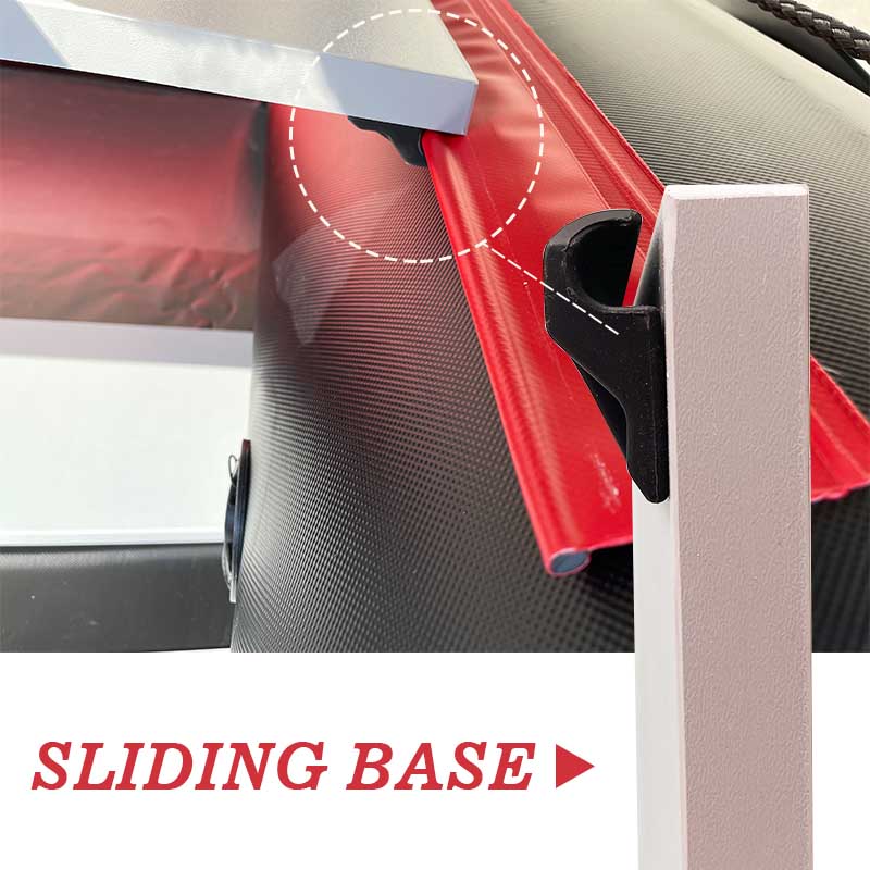 Inflatable Boats Seat with Slide Attachments Waterproof Plywood Plates
