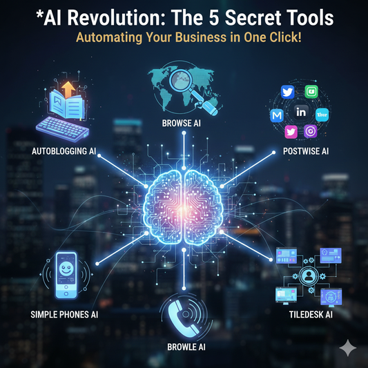 The 5 Secret Tools That Are De-humanizing and Automating Your Business in One Click! | CIAOMARKETS | AI TOOLS