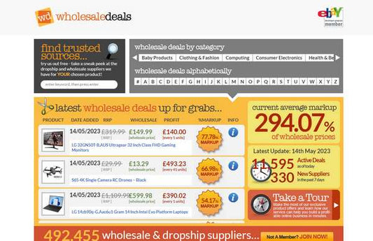 Ciaomarkets | WHOLESALEDEALS | DROPSHIPPING SUPPLIERS