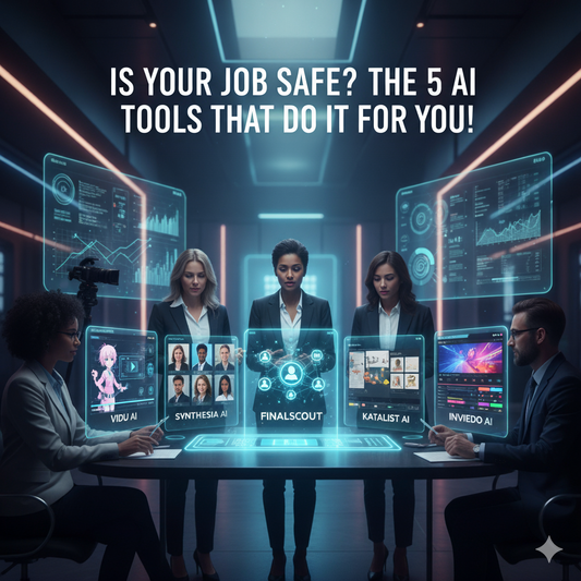 Five AI tools (VIDU, SYNTHESIA, FINALSCOUT, KATALIST, INVIDEO) are revolutionizing business processes from video creation and storytelling to corporate training and lead generation.