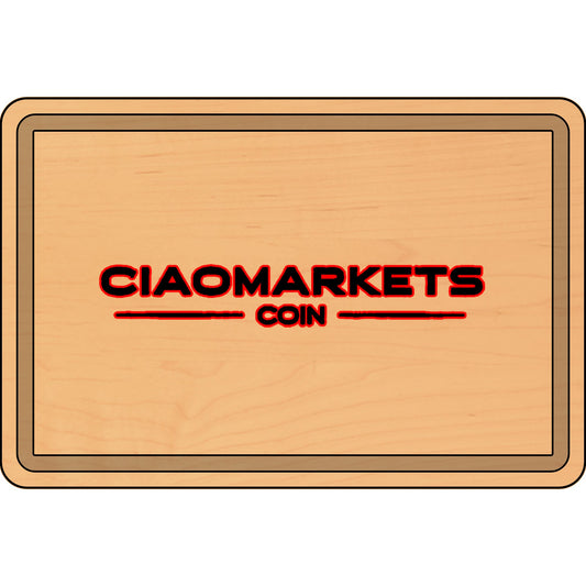 $CIAO - Wooden Cutting Board | Black-Red