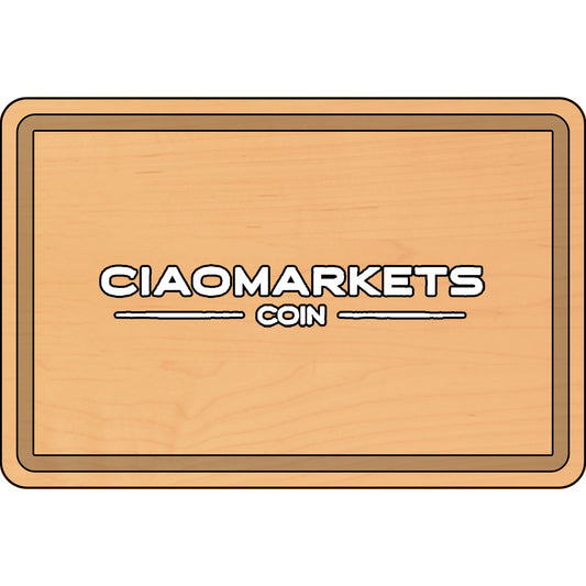 $CIAO - Wooden Cutting Board | White-Black