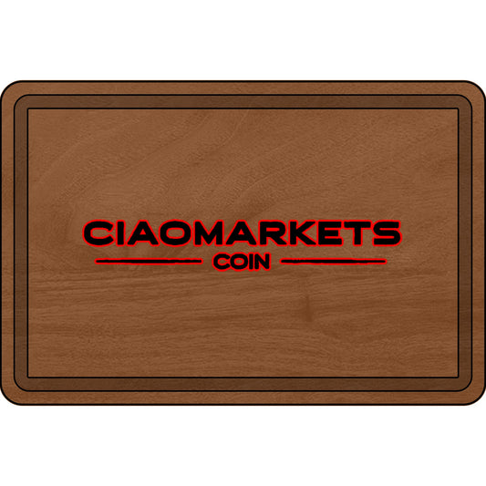 $CIAO - Wooden Cutting Board | Black-Red