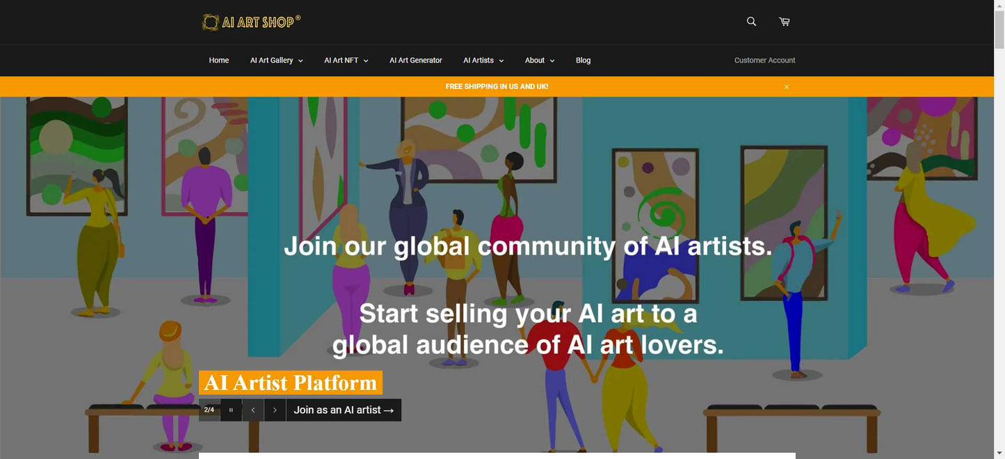 AI ART SHOP | CIAOMARKETS