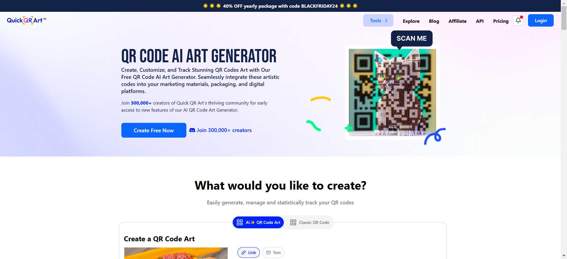 AI QR CODE GENERATOR | CIAOMARKETS