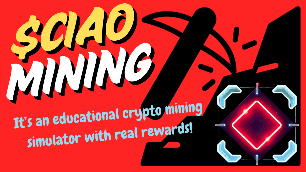 $CIAO COIN | $CIAO MINING APP | CIAOMARKETS ECOSYSTEM