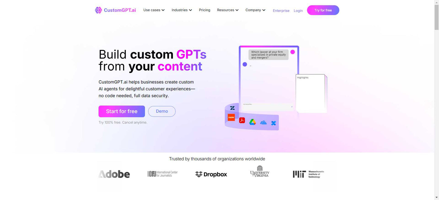 CUSTOMGPT AI | CIAOMARKETS