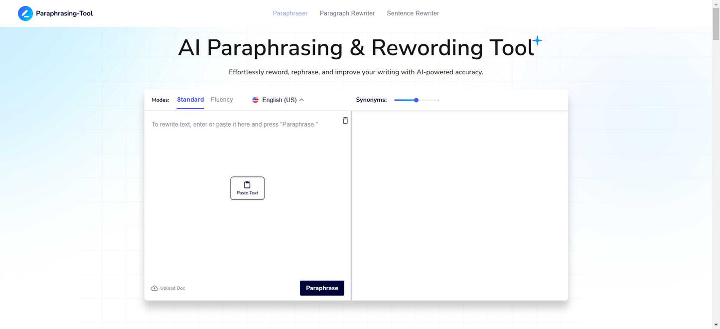 PARAPHRASING TOOL AI | CIAOMARKETS