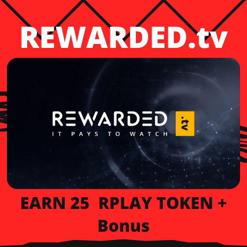 REWARDS.tv: EARN 25  RPLAY TOKEN + Bonus