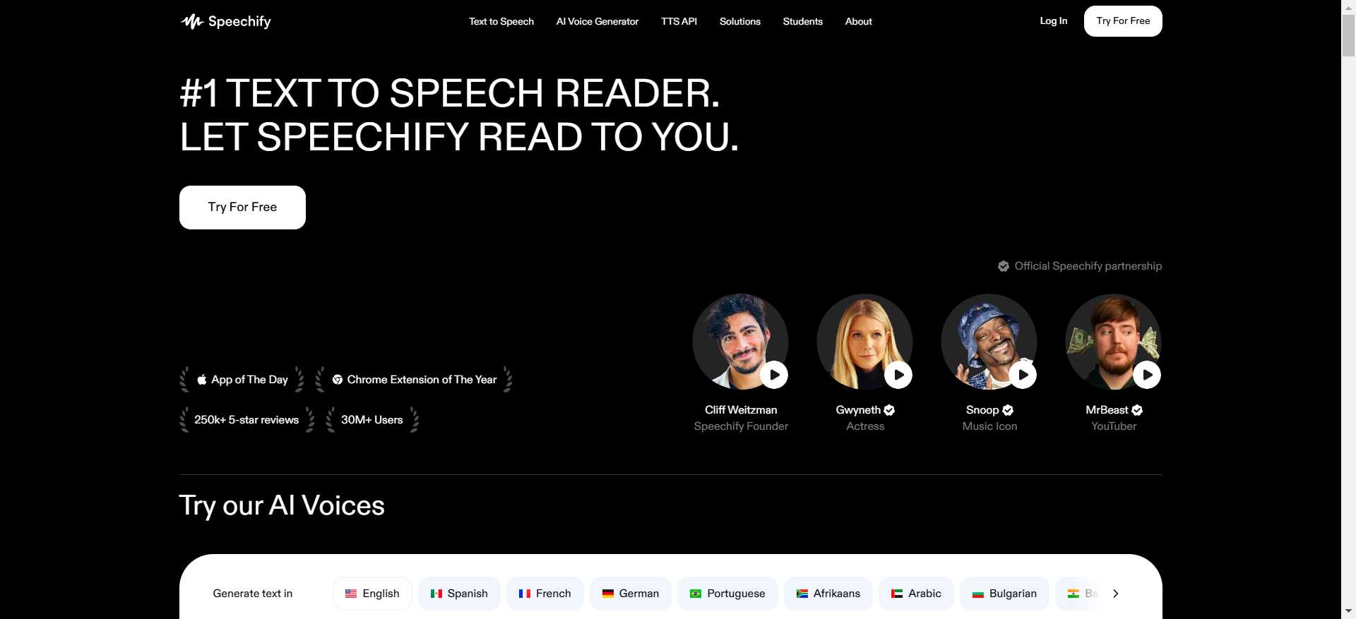 SPEECHIFY AI | CIAOMARKETS