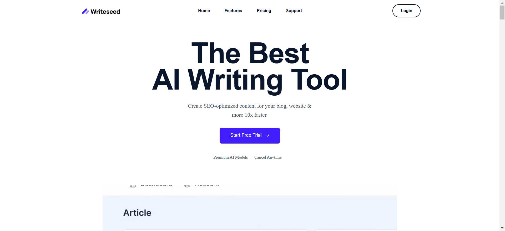 WRITESEED AI | CIAOMARKETS