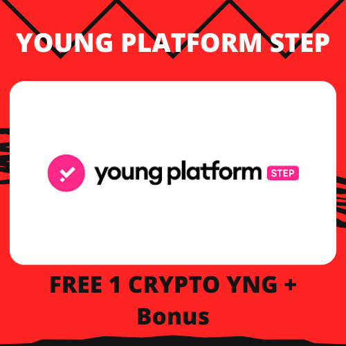 YOUNG PLATFORM STEP: FREE 1 CRYPTO YNG + Bonus