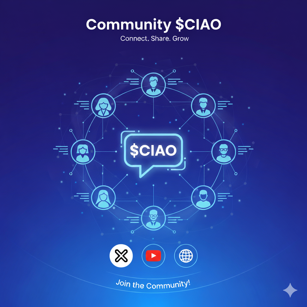 Community | $CIAO COIN | $CIAO MINING APP | CIAOMARKETS ECOSYSTEM