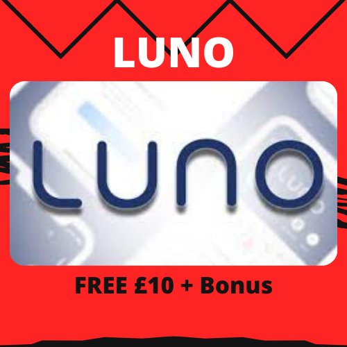 LUNO: GRATIS £ 10 + Bonus 