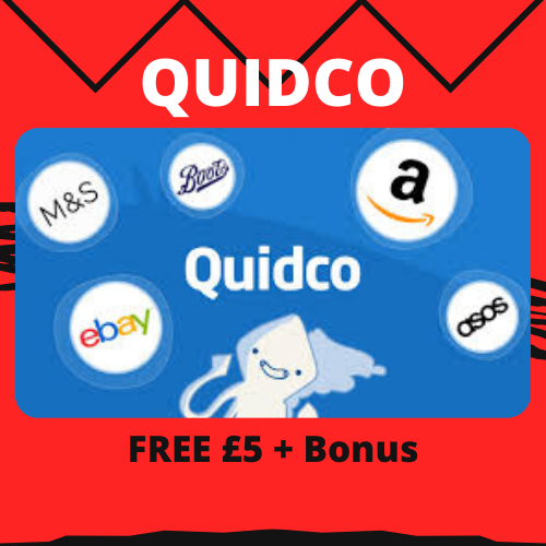 QUIDCO: FREE £5 + Bonus