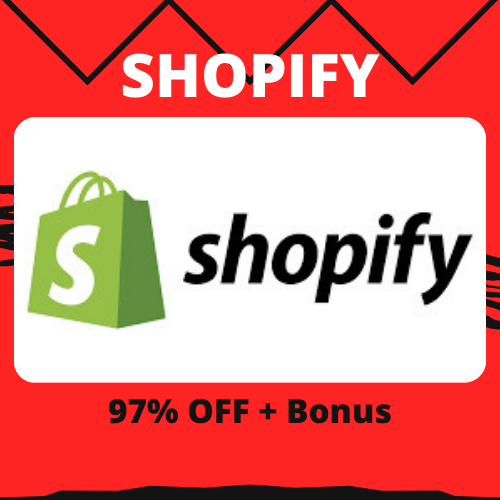 SHOPIFY: 97% OFF + Bonus
