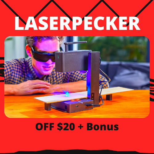 LASERPECKER: OFF $ 20 + bonus 