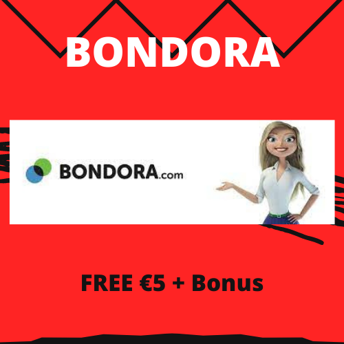 BONDORA: 5€ GRATIS + Bonus 