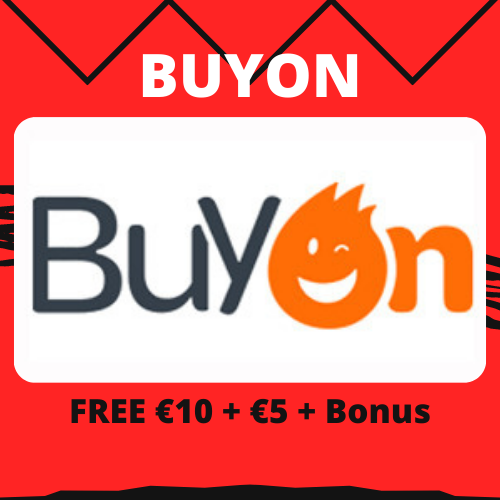 BUYON: FREE €10 + €5 + Bonus