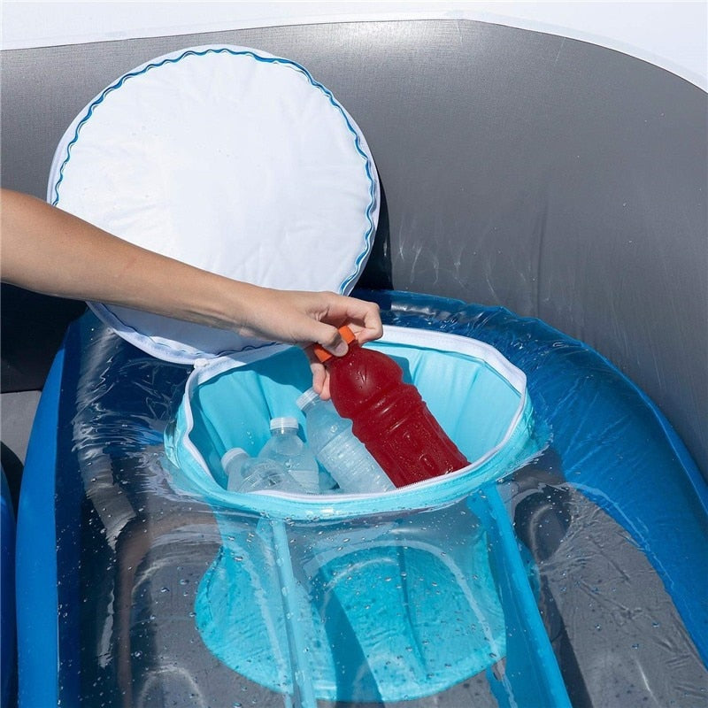 4/6 People Inflatable PVC Water Floating Bed