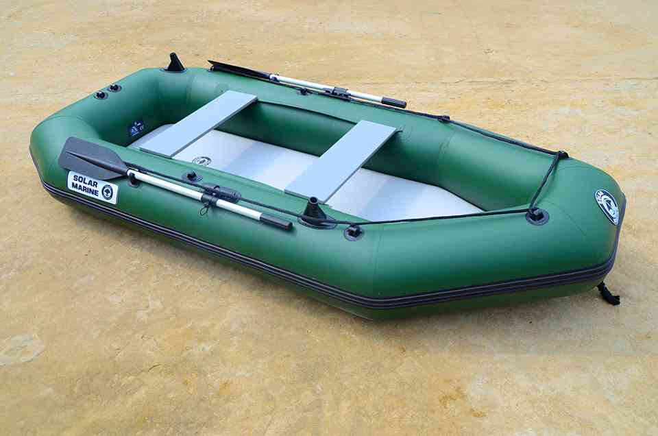 1/6 Personas Green Boat con Air Deck Bottoms