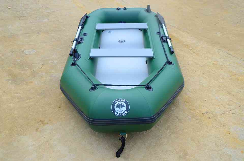 1/6 Persons Green Boat with Air Deck Bottoms