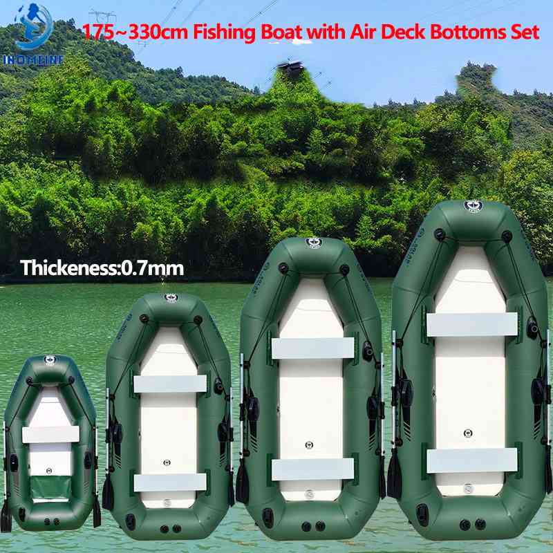 1/6 Personas Green Boat con Air Deck Bottoms